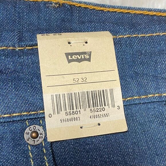 Levis 502 Regular Taper Straight Jeans Mens 52x32 (52x30) Stretch New with Tag - Picture 2 of 10